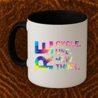 Recycle Reuse Renew Rethink Earth Day Environmental Activism Gift Coffee Mug thumb 2