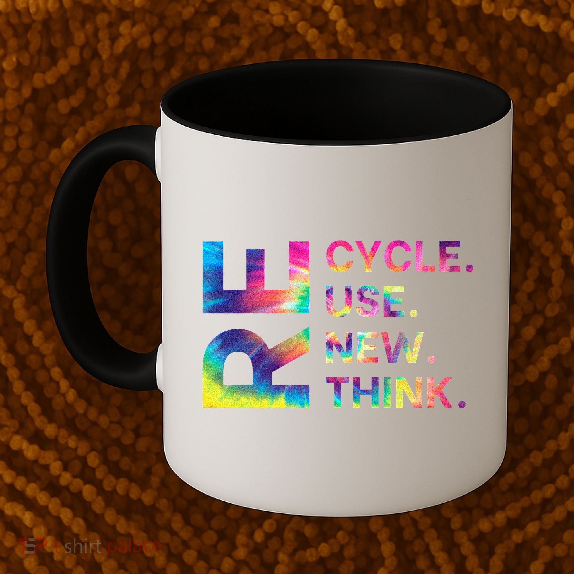 Recycle Reuse Renew Rethink Earth Day Environmental Activism Gift Coffee Mug