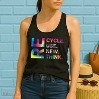 Recycle Reuse Renew Rethink Earth Day Environmental Activism Gift Women's Tank Top thumb 2