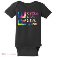 Recycle Reuse Renew Rethink Earth Day Environmental Activism Gift Baby Bodysuit thumb 0