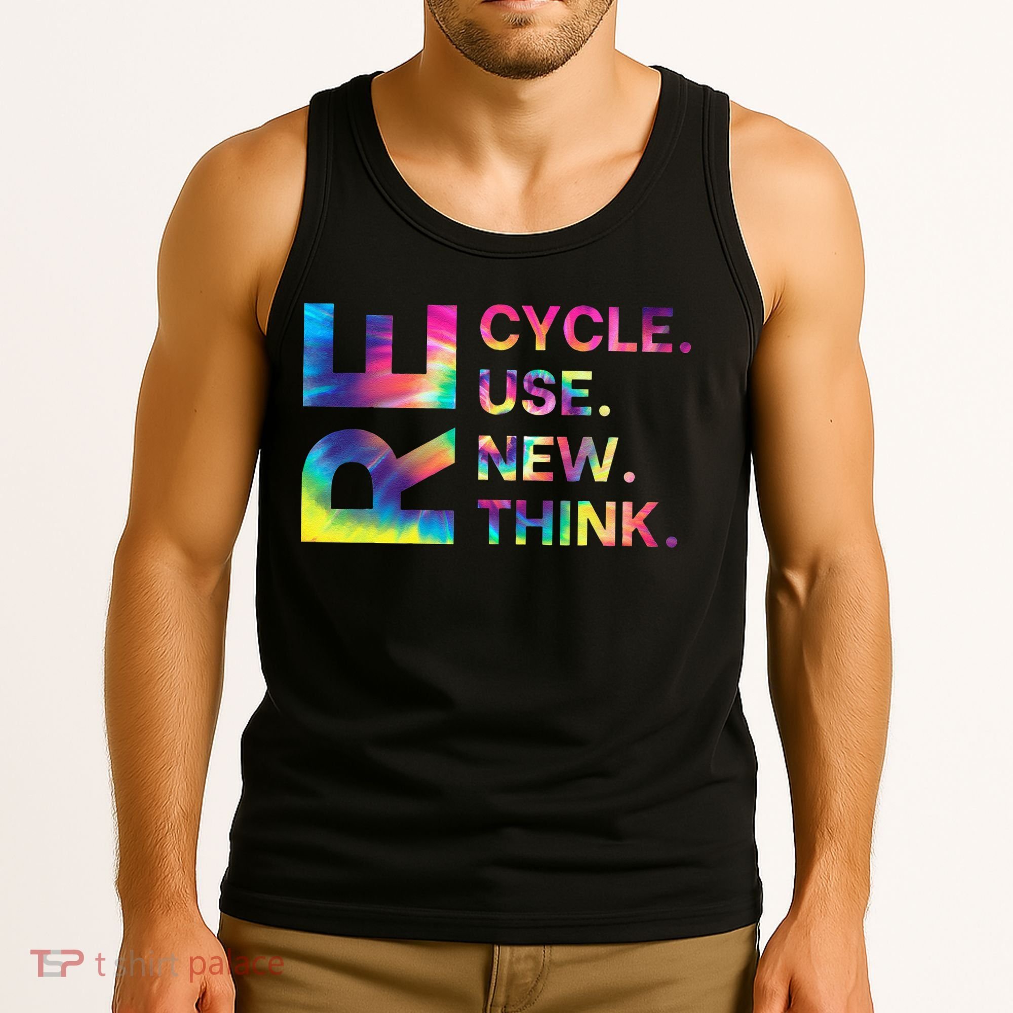 Recycle Reuse Renew Rethink Earth Day Environmental Activism Gift Tank Top