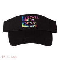 Recycle Reuse Renew Rethink Earth Day Environmental Activism Gift Visor thumb 0
