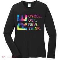 Recycle Reuse Renew Rethink Earth Day Environmental Activism Gift Women's Long Sleeve Shirt thumb 0