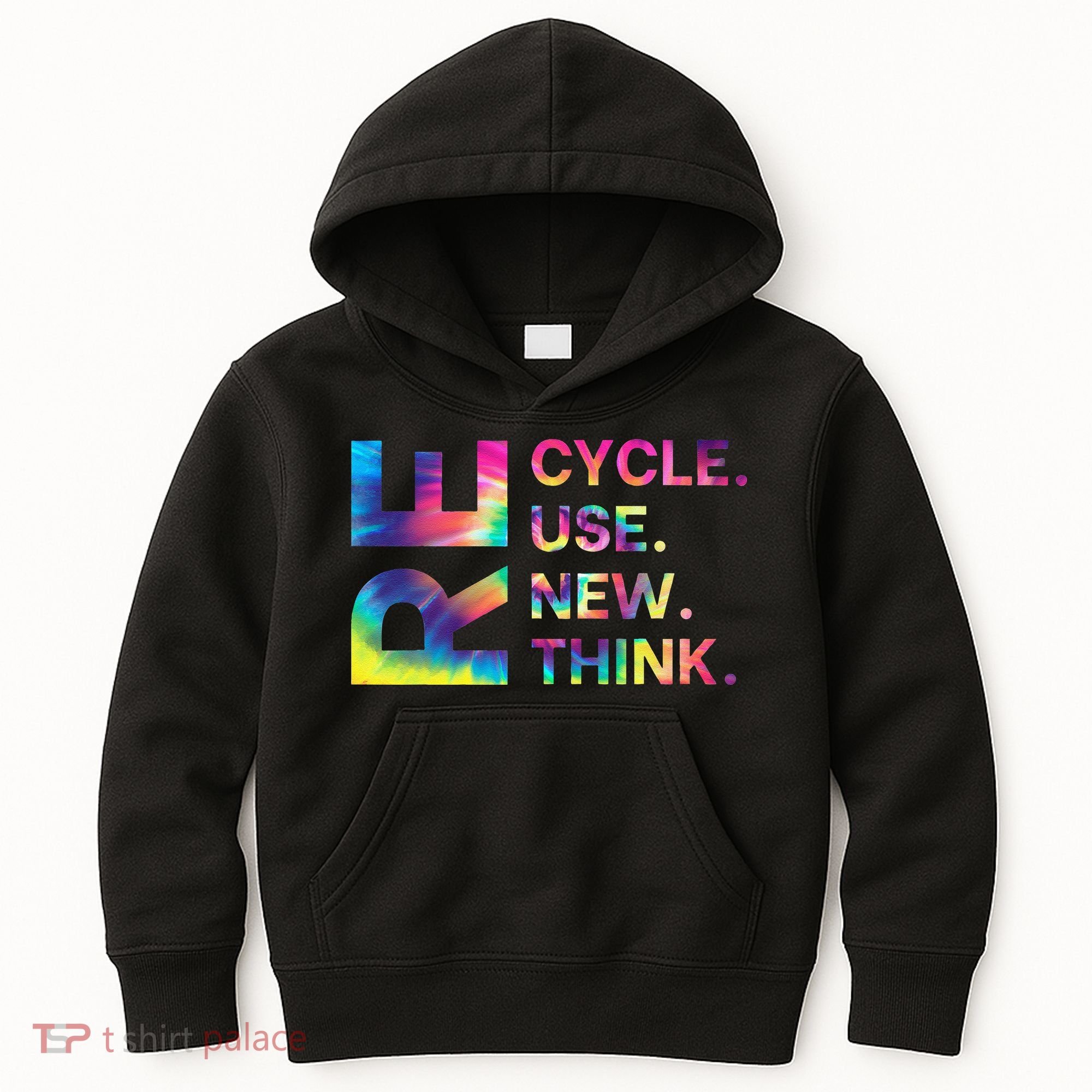 Recycle Reuse Renew Rethink Earth Day Environmental Activism Gift Kids Hoodie