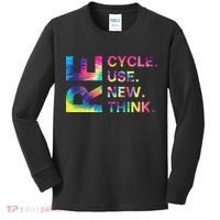 Recycle Reuse Renew Rethink Earth Day Environmental Activism Gift Kids Long Sleeve Shirt thumb 0