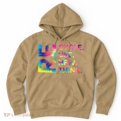 Recycle Reuse Renew Rethink Earth Day Environmental Activism Gift Hoodie