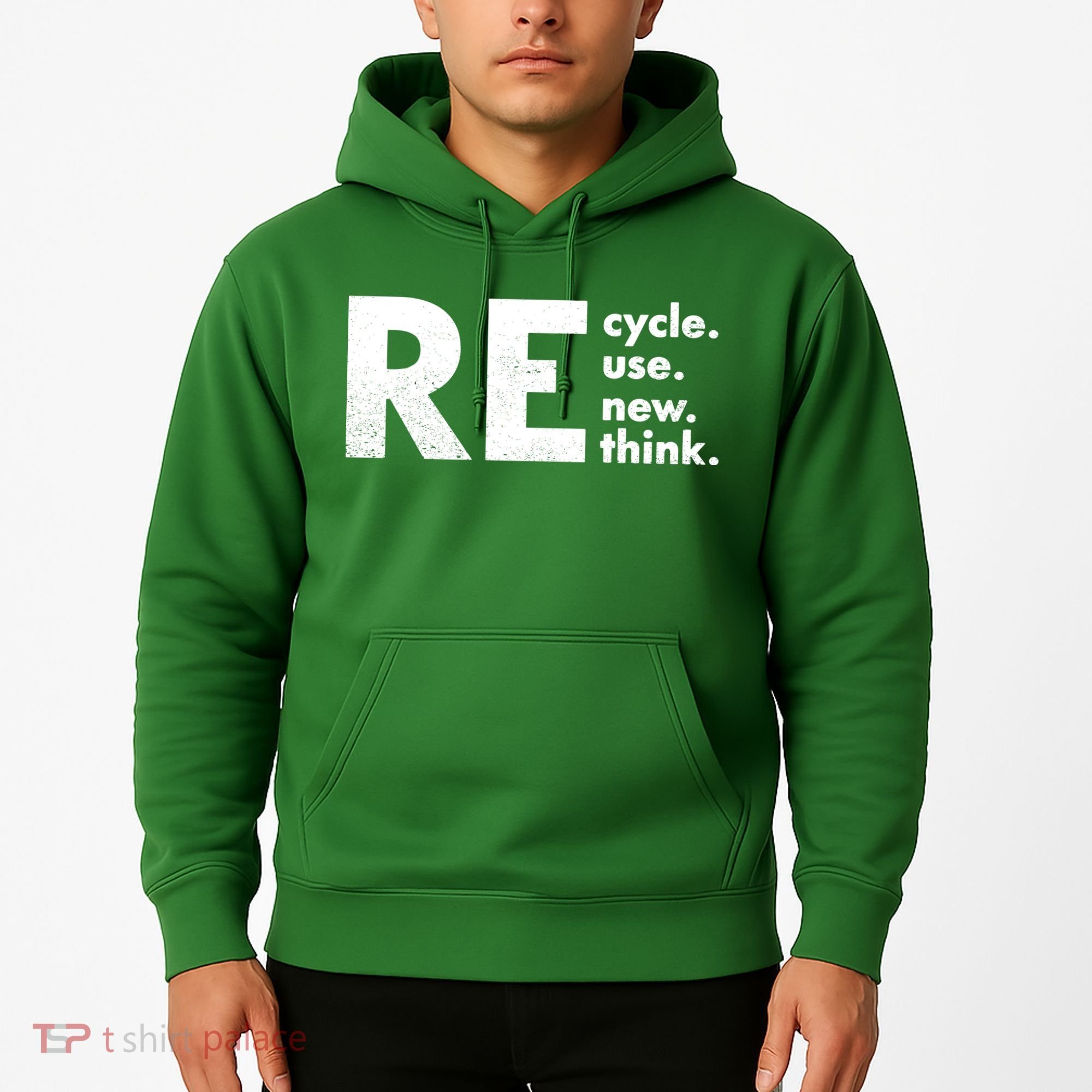 Recycle Reuse Renew Rethink Crisis Environmental Activism Hoodie
