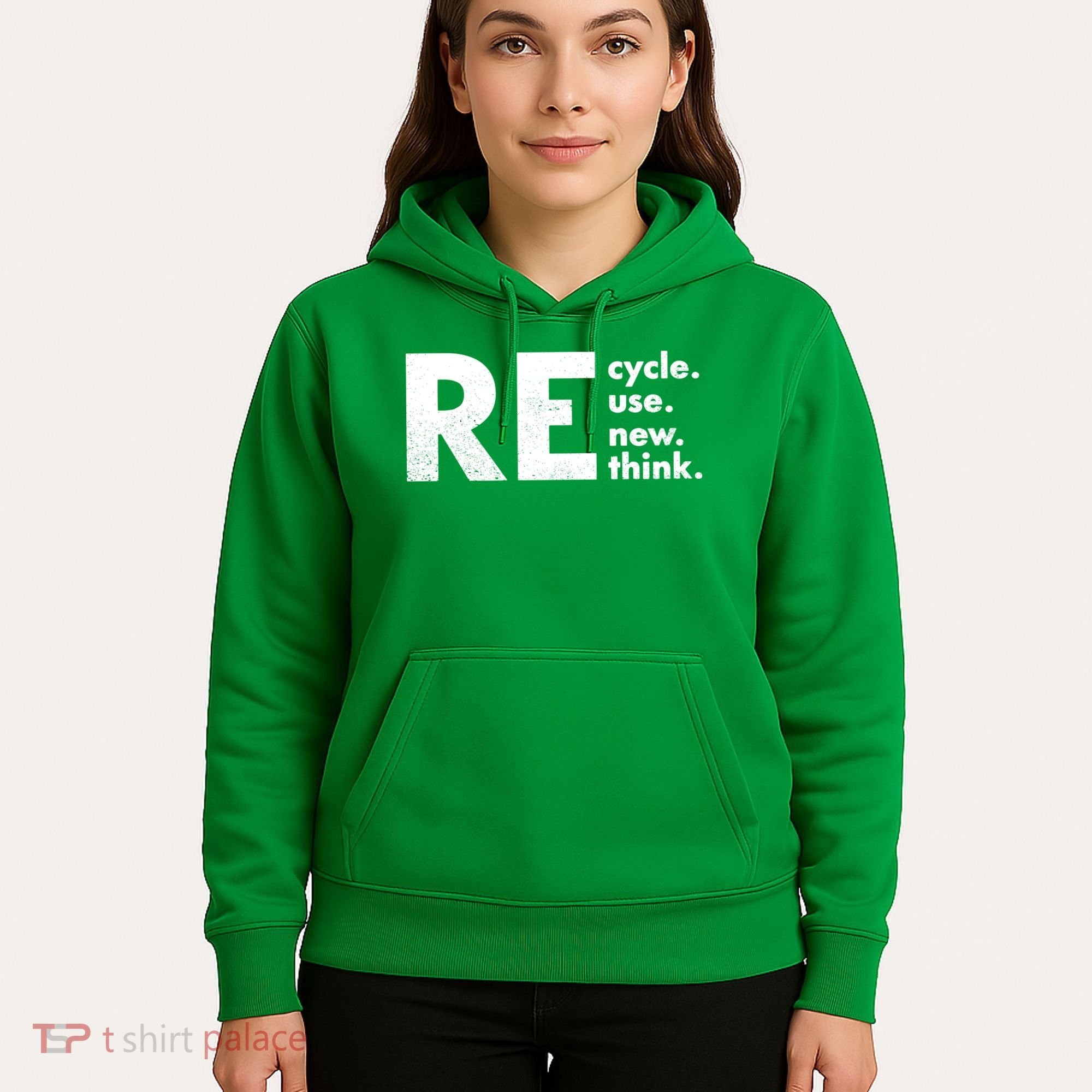 Recycle Reuse Renew Rethink Crisis Environmental Activism Hoodie