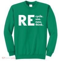 Recycle Reuse Renew Rethink Crisis Environmental Activism Sweatshirt thumb 0