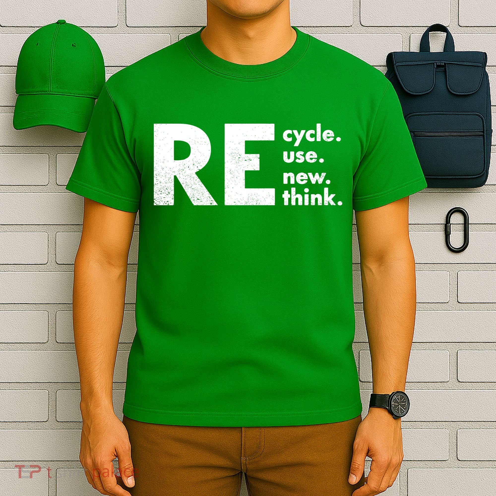 Recycle Reuse Renew Rethink Crisis Environmental Activism T-Shirt