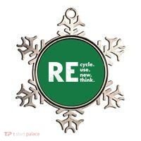 Recycle Reuse Renew Rethink Crisis Environmental Activism Ornament thumb 0