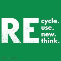 Recycle Reuse Renew Rethink Crisis Environmental Activism Baby Bodysuit thumb 2