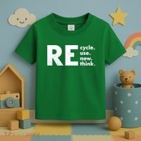 Recycle Reuse Renew Rethink Crisis Environmental Activism Toddler T-Shirt thumb 3