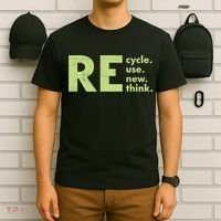 Recycle Reuse Renew Rethink Crisis Activism T-Shirt thumb 6