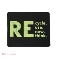 Recycle Reuse Renew Rethink Crisis Activism Mousepad thumb 0