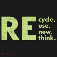 Recycle Reuse Renew Rethink Crisis Activism Mousepad thumb 1