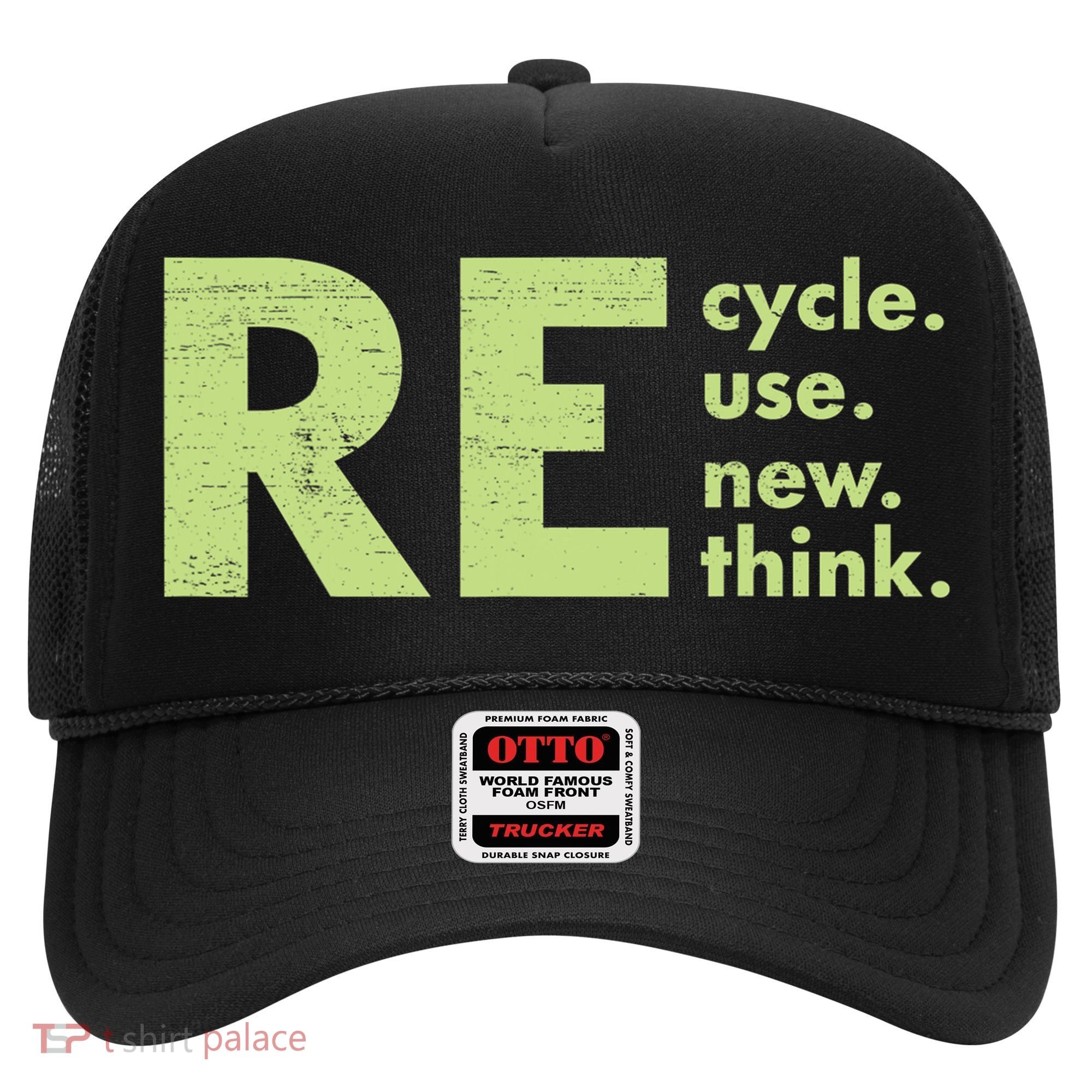 Recycle Reuse Renew Rethink Crisis Activism Hat