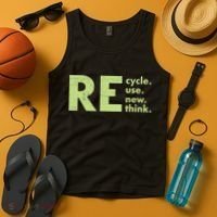 Recycle Reuse Renew Rethink Crisis Activism Tank Top thumb 4