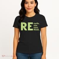 Recycle Reuse Renew Rethink Crisis Activism Women's T-Shirt thumb 4