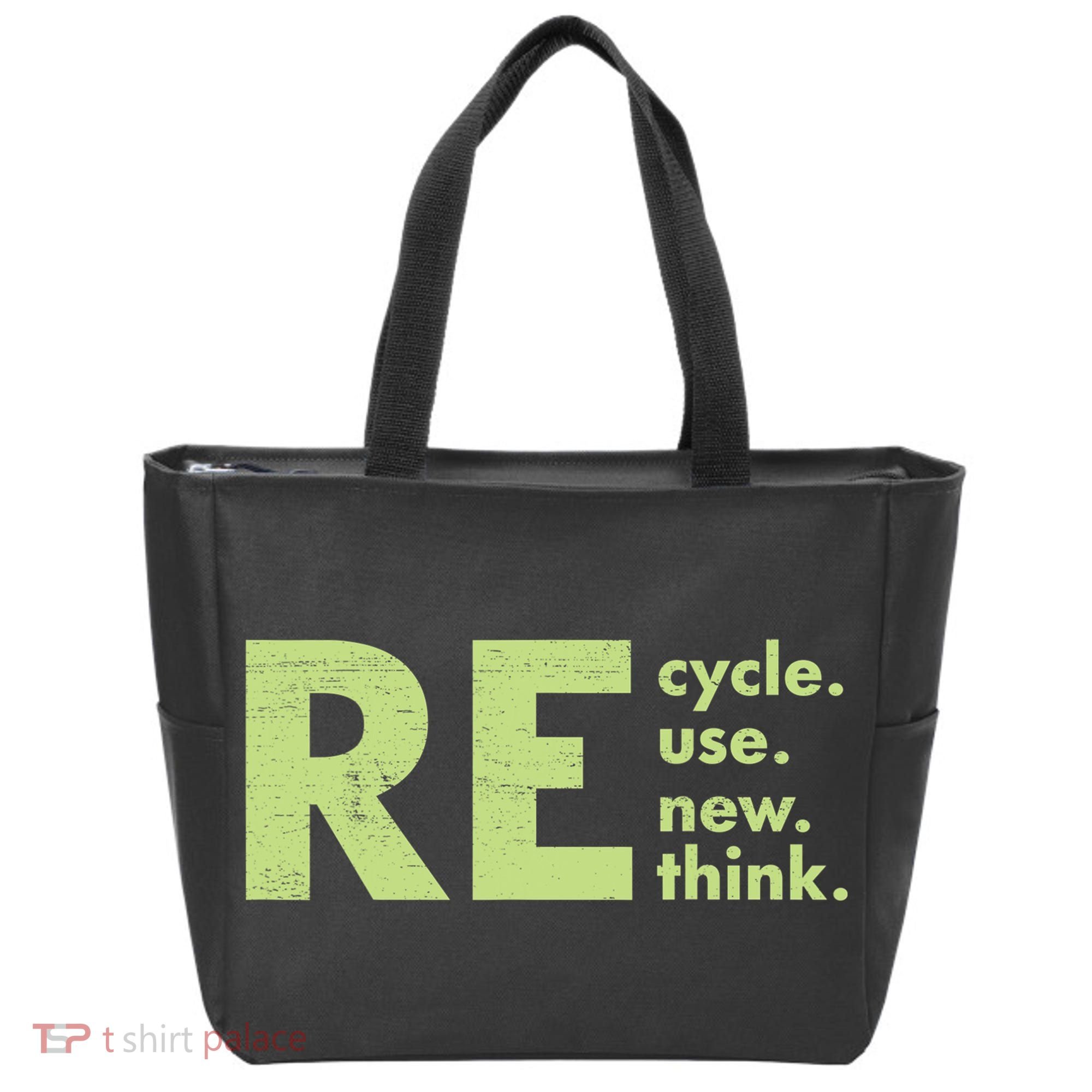 Recycle Reuse Renew Rethink Crisis Activism Tote Bag