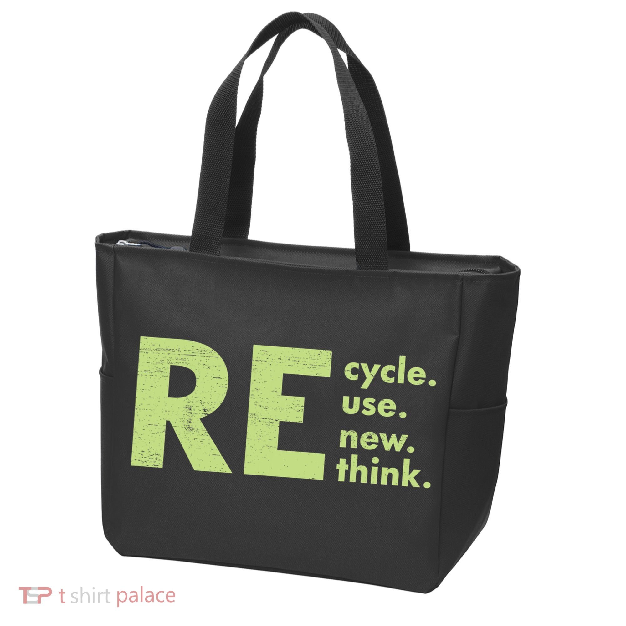 Recycle Reuse Renew Rethink Crisis Activism Tote Bag