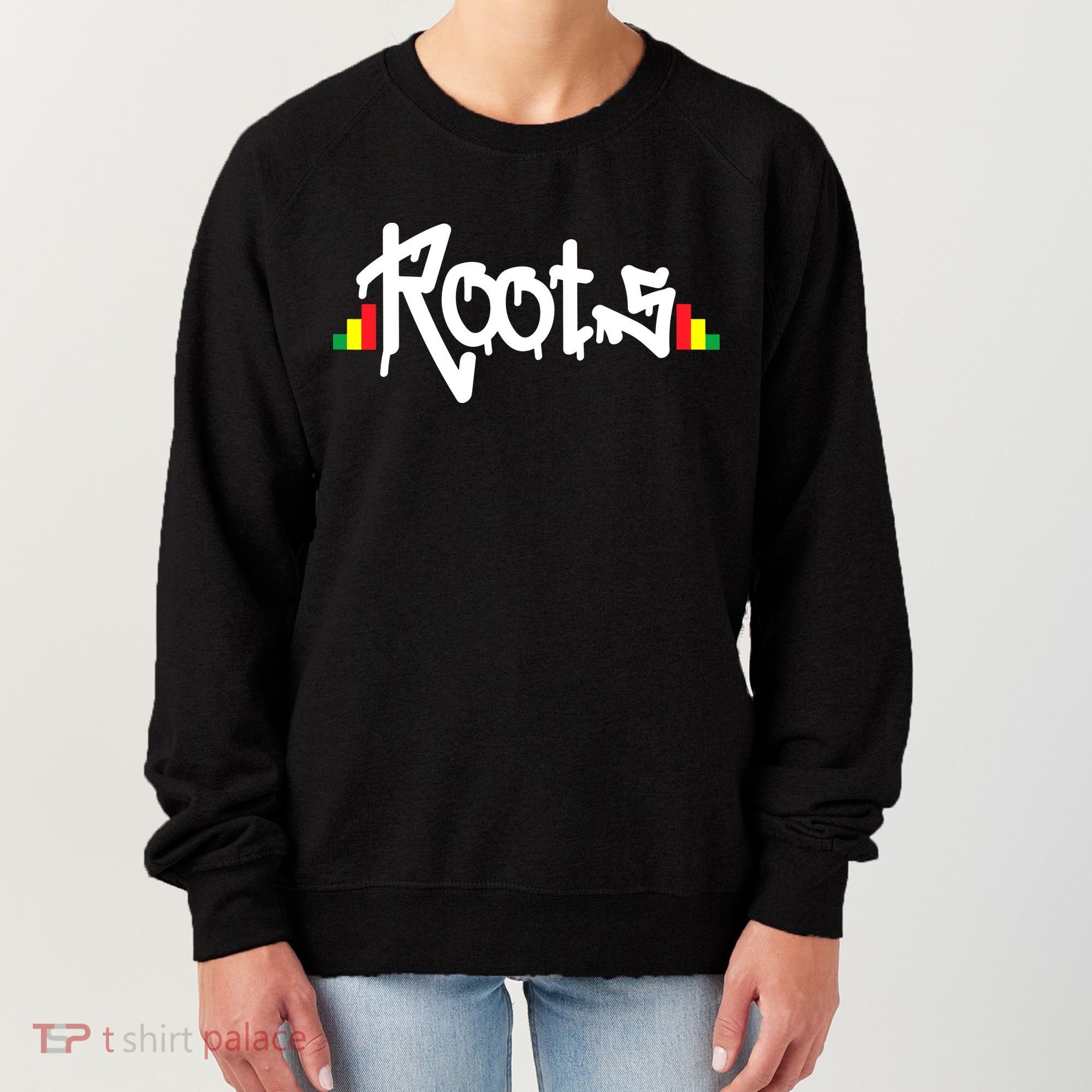 Reggae Roots Rasta Rastafari Grafitti Hip Hop Dub DnB Jungle Women's Sweatshirt