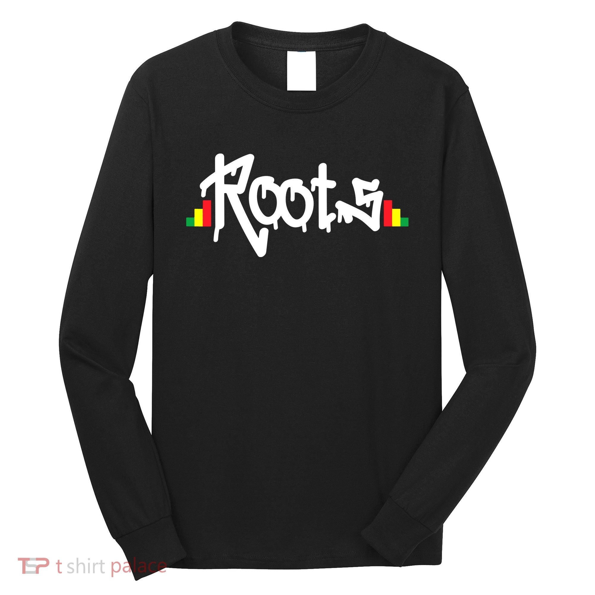 Reggae Roots Rasta Rastafari Grafitti Hip Hop Dub DnB Jungle Long Sleeve Shirt
