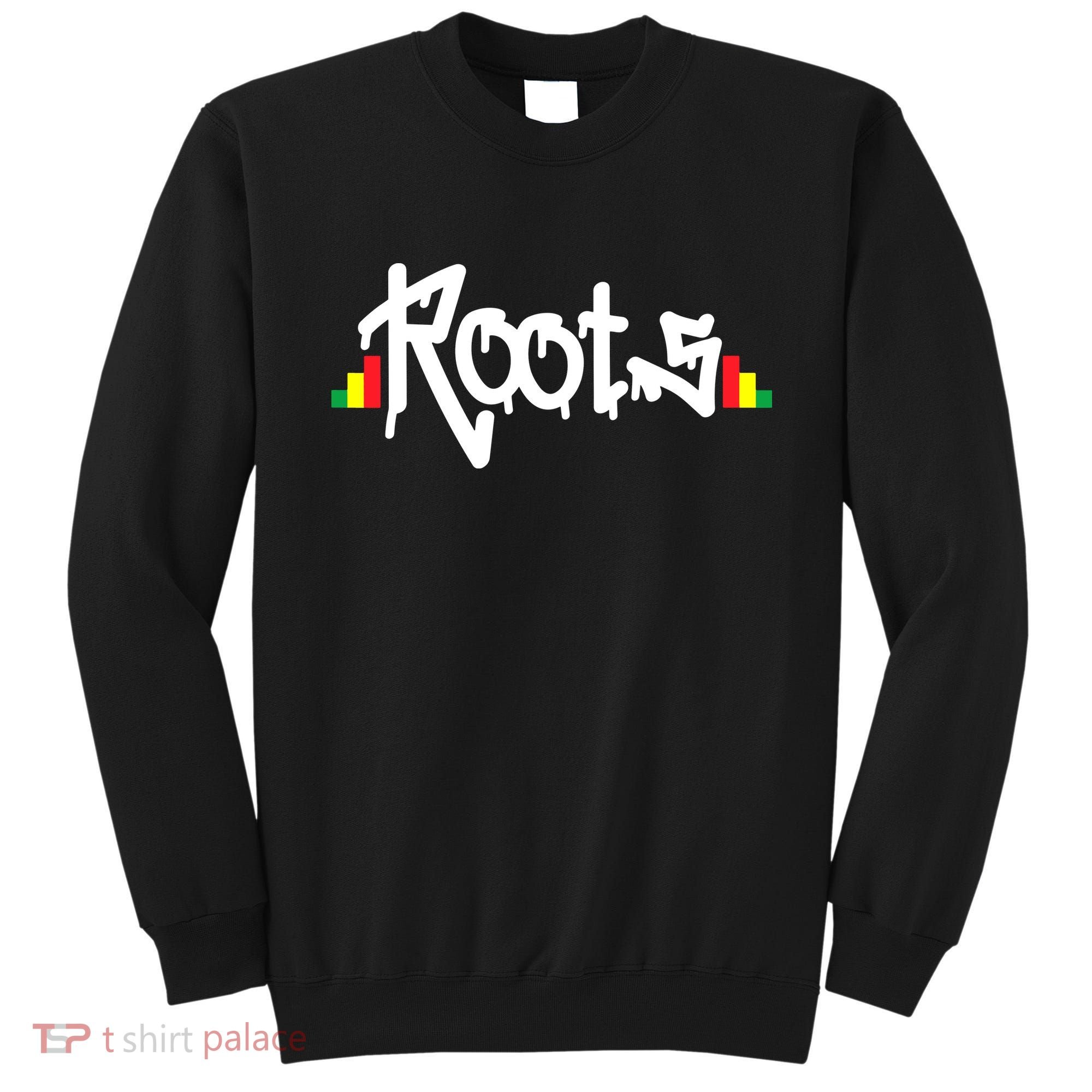 Reggae Roots Rasta Rastafari Grafitti Hip Hop Dub DnB Jungle Sweatshirt