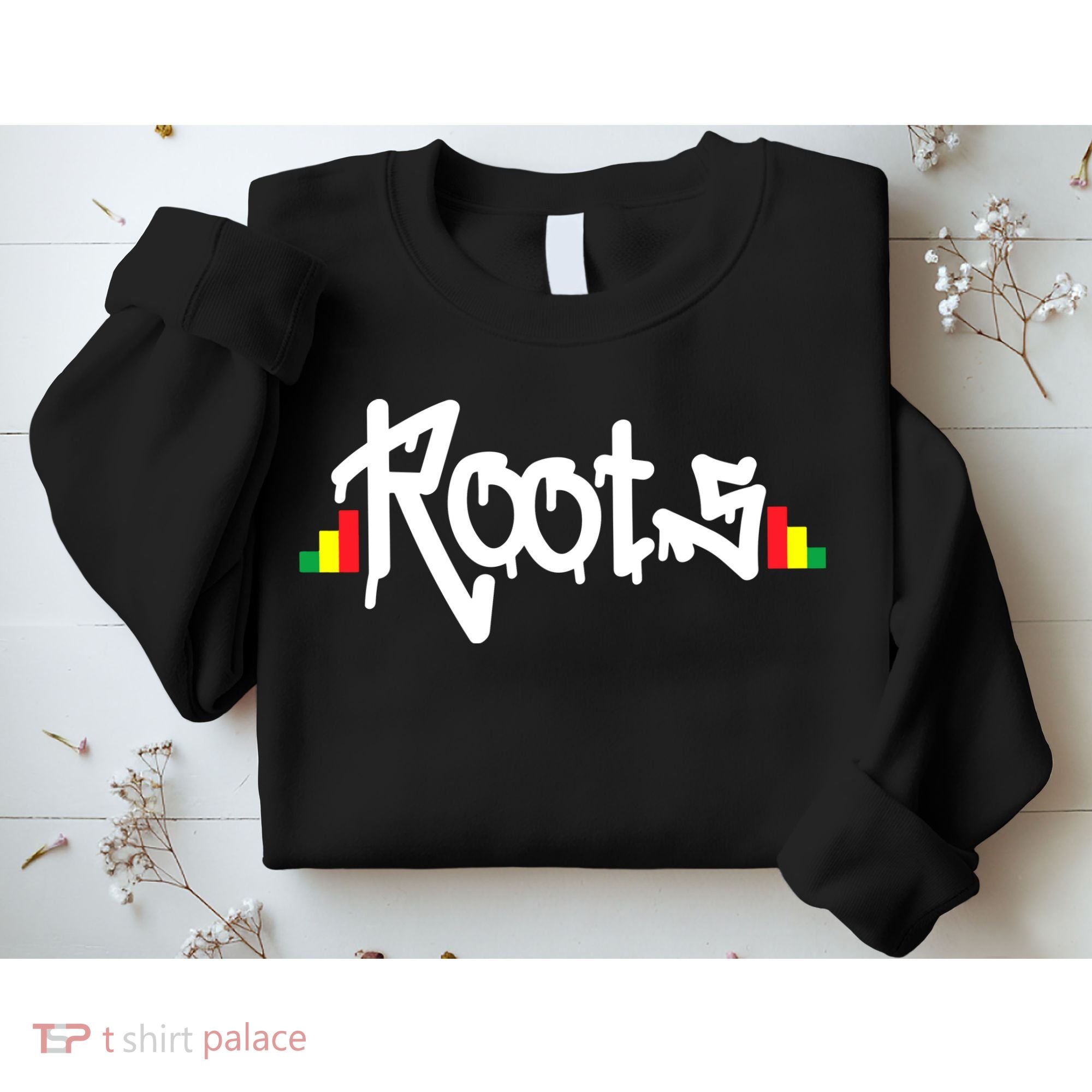 Reggae Roots Rasta Rastafari Grafitti Hip Hop Dub DnB Jungle Sweatshirt