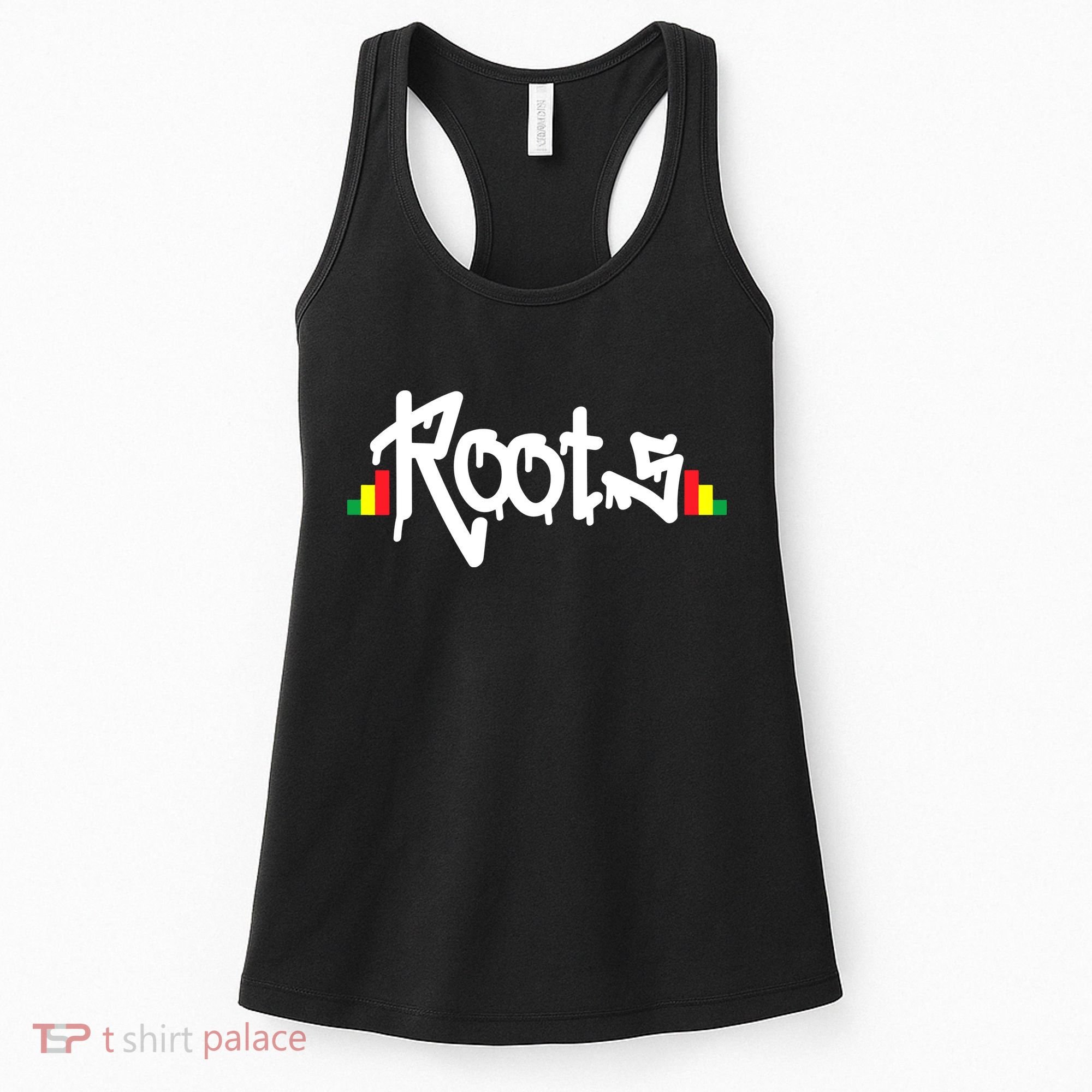Reggae Roots Rasta Rastafari Grafitti Hip Hop Dub DnB Jungle Women's Tank Top