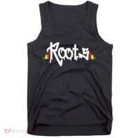 Reggae Roots Rasta Rastafari Grafitti Hip Hop Dub DnB Jungle Tank Top thumb 0
