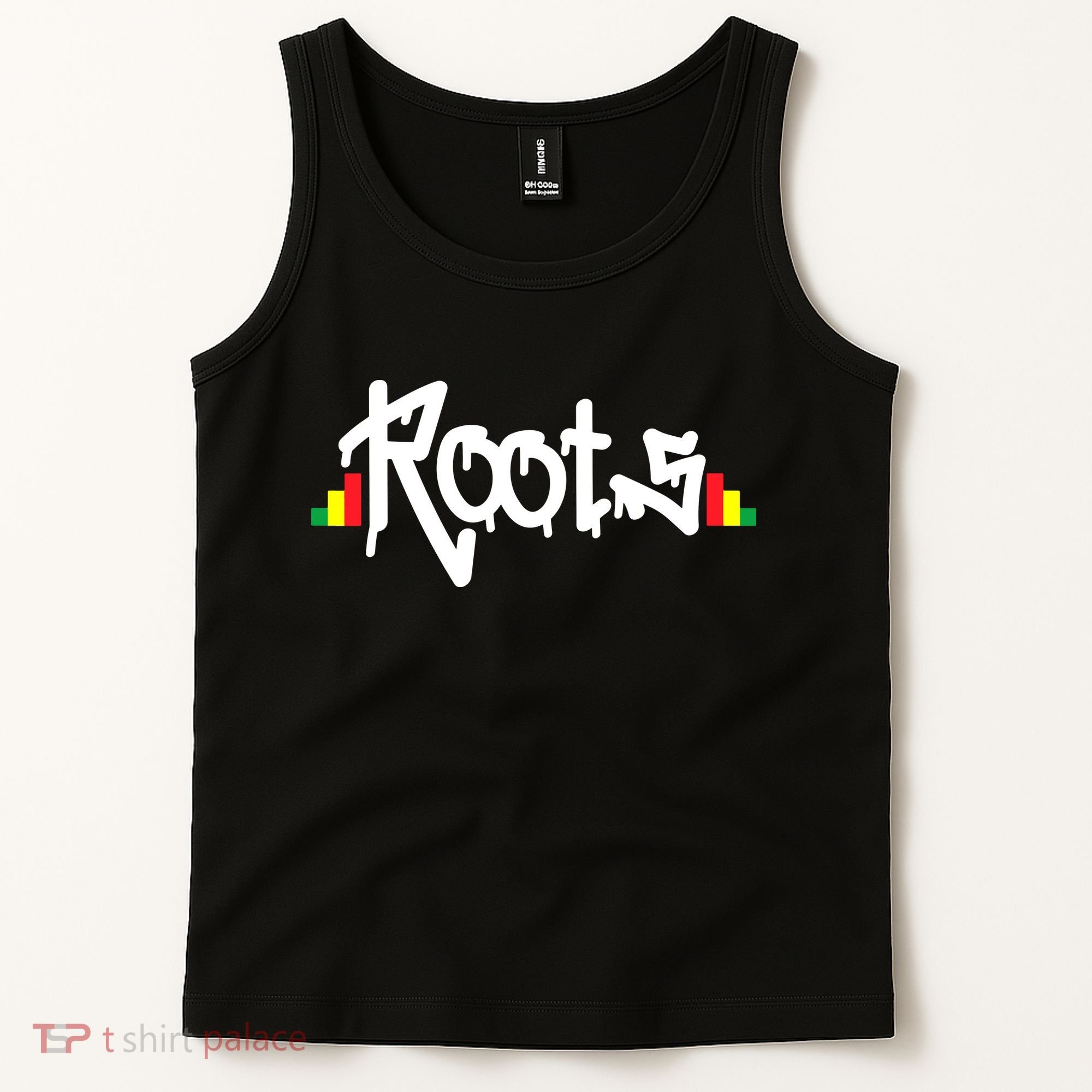 Reggae Roots Rasta Rastafari Grafitti Hip Hop Dub DnB Jungle Tank Top