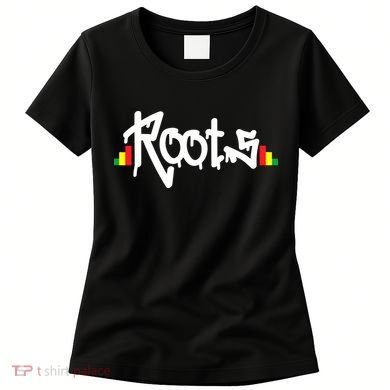 Reggae Roots Rasta Rastafari Grafitti Hip Hop Dub DnB Jungle Women's T-Shirt