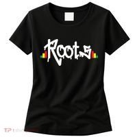 Reggae Roots Rasta Rastafari Grafitti Hip Hop Dub DnB Jungle Women's T-Shirt thumb 0