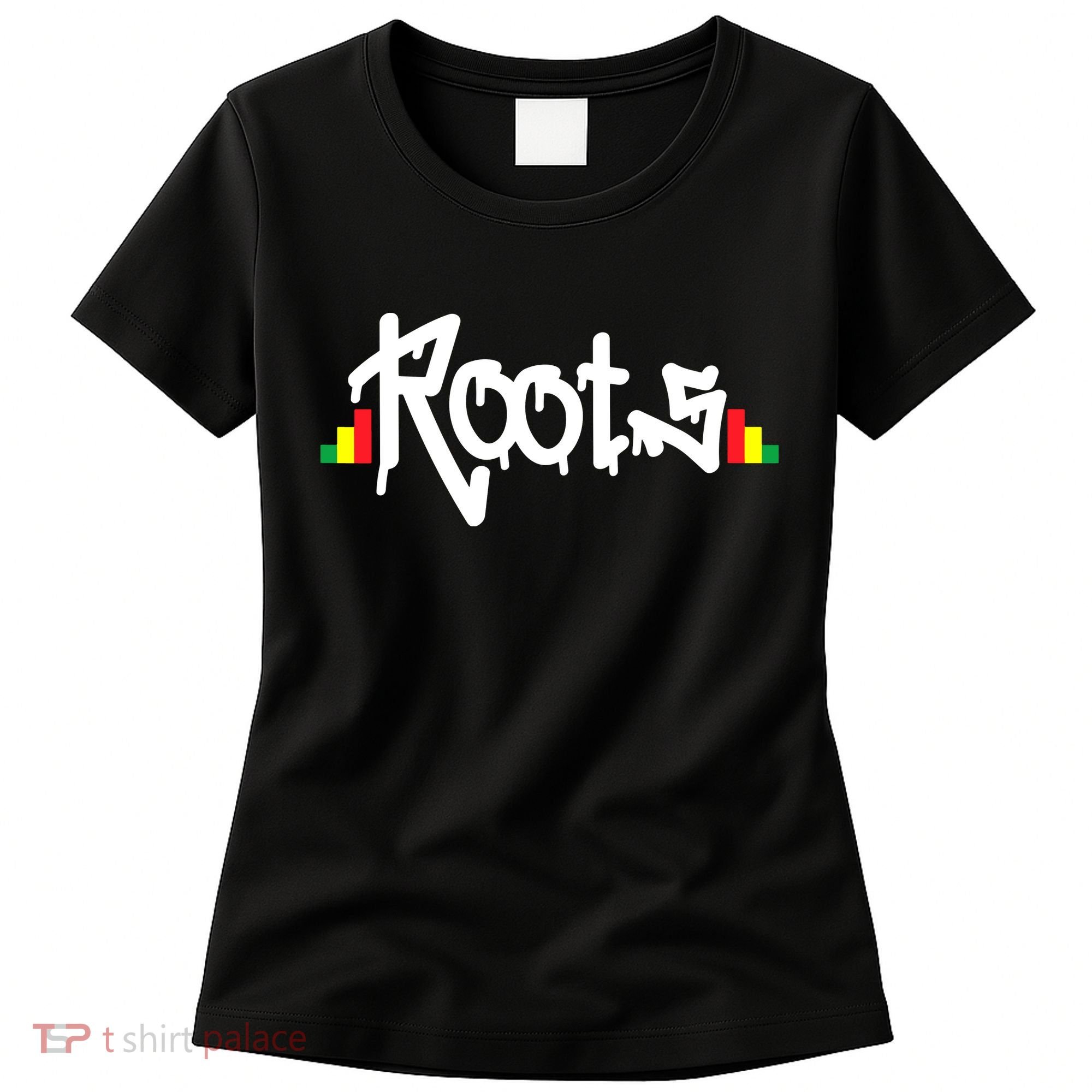 Reggae Roots Rasta Rastafari Grafitti Hip Hop Dub DnB Jungle Women's T-Shirt
