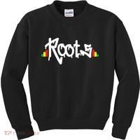 Reggae Roots Rasta Rastafari Grafitti Hip Hop Dub DnB Jungle Kids Sweatshirt thumb 0