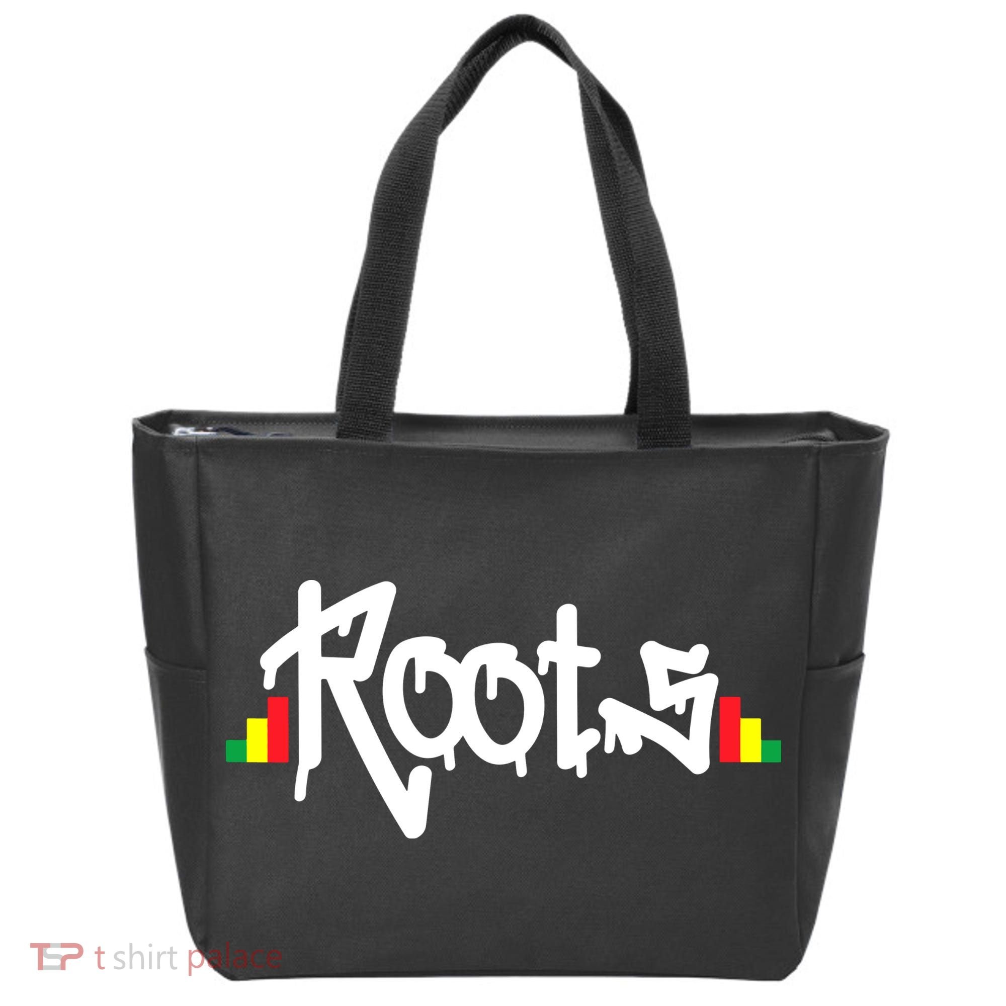 Reggae Roots Rasta Rastafari Grafitti Hip Hop Dub DnB Jungle Tote Bag