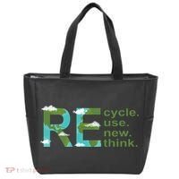Recycle Reuse Renew Rethink Earth Day Tote Bag thumb 0