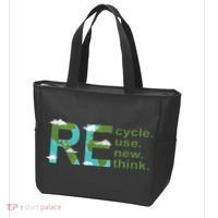 Recycle Reuse Renew Rethink Earth Day Tote Bag thumb 3