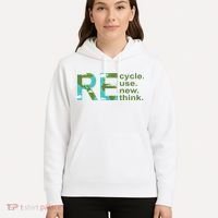 Recycle Reuse Renew Rethink Earth Day Hoodie thumb 5
