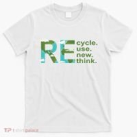 Recycle Reuse Renew Rethink Earth Day T-Shirt thumb 0