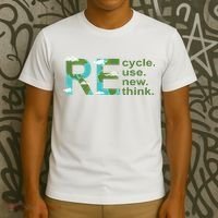 Recycle Reuse Renew Rethink Earth Day T-Shirt thumb 3