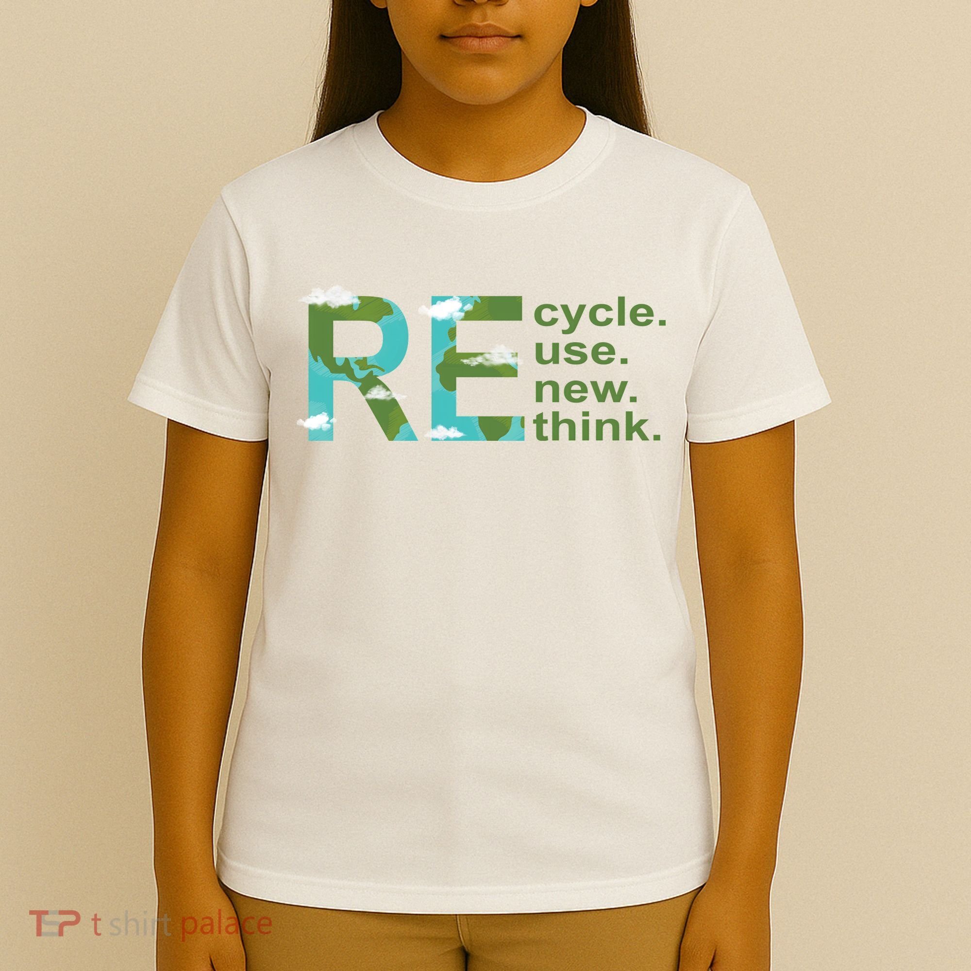 Recycle Reuse Renew Rethink Earth Day T-Shirt