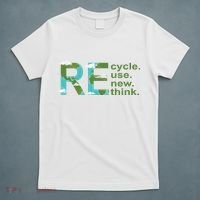 Recycle Reuse Renew Rethink Earth Day T-Shirt thumb 5