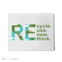 Recycle Reuse Renew Rethink Earth Day Mousepad thumb 0