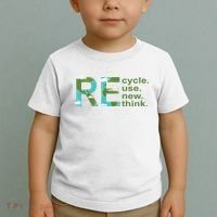 Recycle Reuse Renew Rethink Earth Day Toddler T-Shirt thumb 2