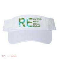 Recycle Reuse Renew Rethink Earth Day Visor thumb 0
