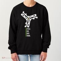 Recycle Reuse Renew Rethink Wind Turbine Wind Enerergy Gift Women's Sweatshirt thumb 0