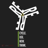 Recycle Reuse Renew Rethink Wind Turbine Wind Enerergy Gift Beanie thumb 2