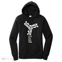 Recycle Reuse Renew Rethink Wind Turbine Wind Enerergy Gift Women's Hoodie thumb 0